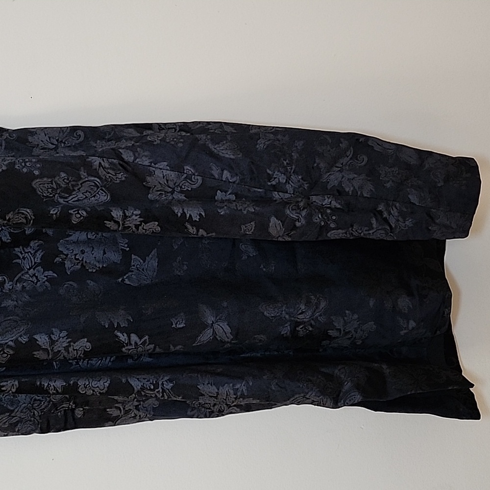 NWT Rag & Bone Retro Floral fara velvet black Halter Slit dress Size 6 - Picture 16 of 16